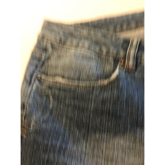 Bebe Women's Jeans Sophie Bootcut Rhinestones Distressed Size 30 X 34 NWT - Picture 4 of 10